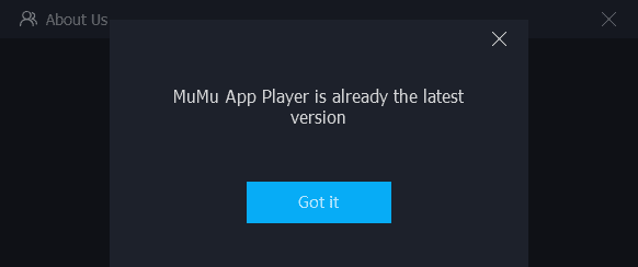check for update MuMu player