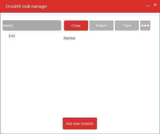 Droid4X 3 Droid4X Multi Manager