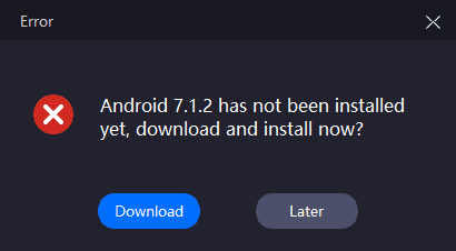 1 Android 7.1.2 installation required to download