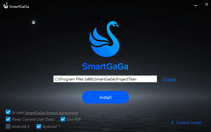 3 Android 7 SmartGaGa custom install options