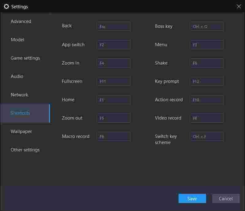 7 LDPlayer Shortcuts Settings