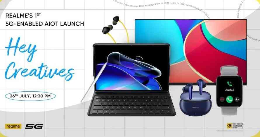 realme pad x india launch event date and time