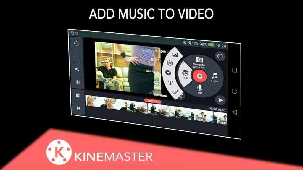 Adding Music to Video in Kinemaster Pro APK Mod